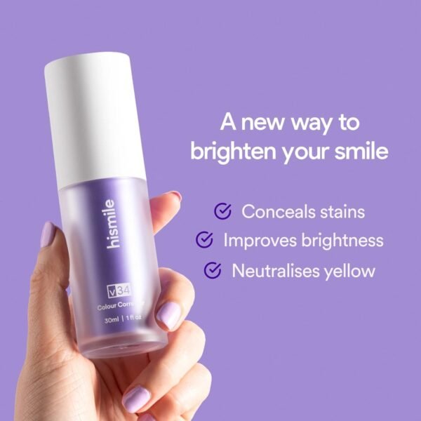 ⁦Hismile V34 Colour Corrector – سيروم مبيض للاسنان بتقنية تصحيح الألوان⁩ - الصورة ⁦9⁩