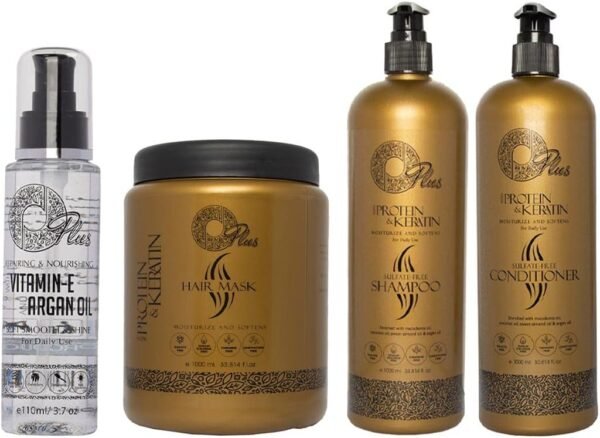 ⁦بكج العناية بالشعر Oplus بالبروتين والكيراتين 4 قطع Protein and Keratin Hair Care Set⁩ - الصورة ⁦8⁩