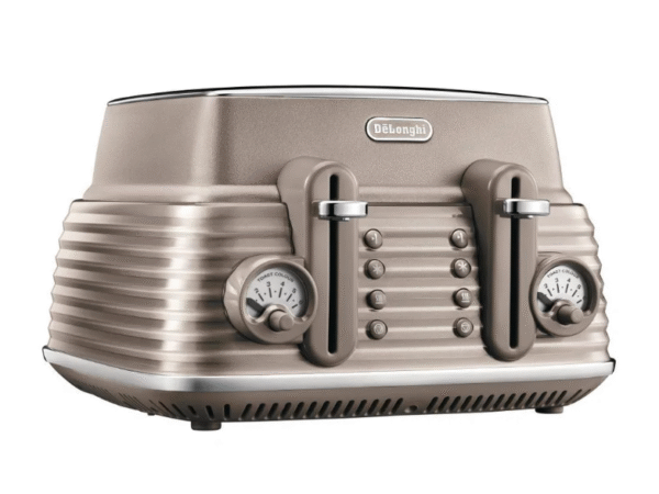 توستر DeLonghi Toaster حماصة 4 فتحات 6 مستويات تحمير + إذابة الجليد
