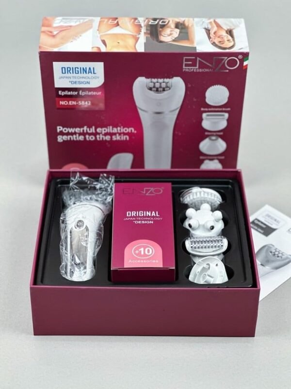 ⁦جهاز إزالة الشعر ENZO Professional  – مجموعة احترافية بـ +10 إكسسوارات⁩ - الصورة ⁦5⁩