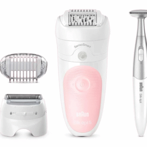 جهاز ازالة الشعر Braun Silk-épil مع 4 ملحقات متنوعة -رطب /جاف