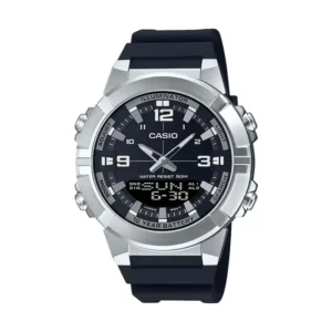 ساعة Casio AMW-870 للرجال بتصميم ديجتال + عقارب
