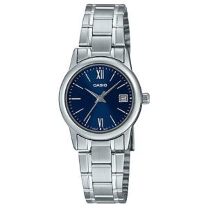 ساعة Casio نسائية ستيل بتصميم مناسب لجميع المناسبات