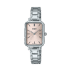 ساعة Casio نسائية ستيل تصميم مستطيل لمسة كلاسيكية