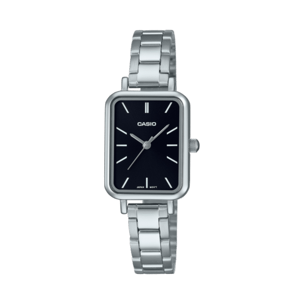 ⁦ساعة Casio نسائية ستيل تصميم مستطيل لمسة كلاسيكية⁩ - الصورة ⁦5⁩