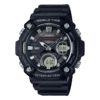 ساعة Casio World Time للرجال مناسبة للسباحة والغطس