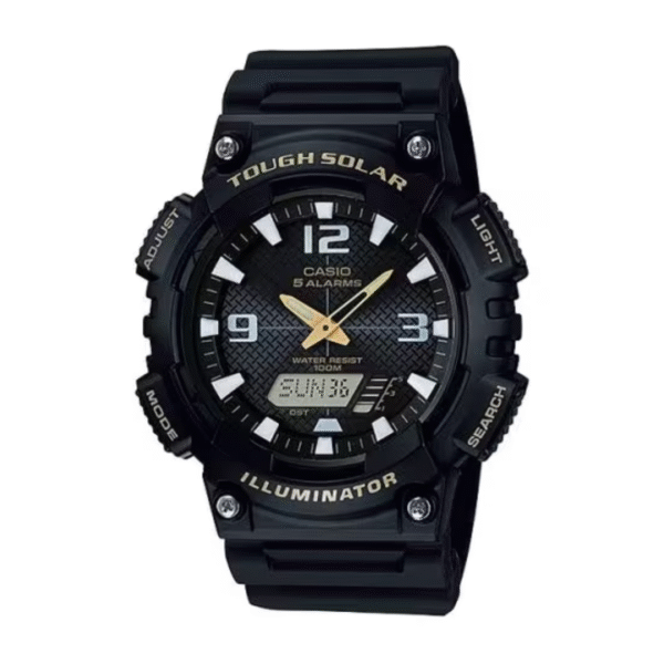 ⁦ساعة Casio للرجال عقارب + ديجتال - تعمل بالطاقة الشمسية⁩ - الصورة ⁦2⁩