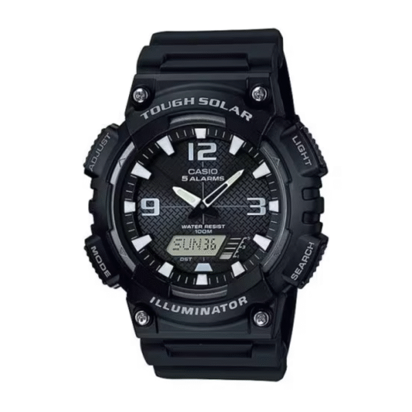 ⁦ساعة Casio للرجال عقارب + ديجتال - تعمل بالطاقة الشمسية⁩ - الصورة ⁦3⁩