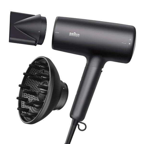 سشوار الشعر Braun Ionic بقوة 2100 واط 3 سرعات وتقنية الايونات