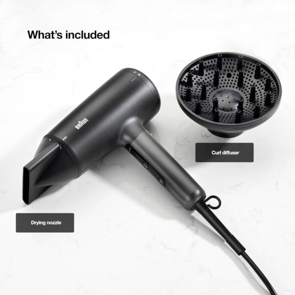 ⁦سشوار الشعر Braun Ionic بقوة 2100 واط 3 سرعات وتقنية الايونات⁩ - الصورة ⁦3⁩