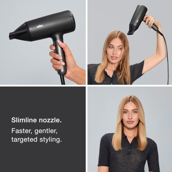 ⁦سشوار الشعر Braun Ionic بقوة 2100 واط 3 سرعات وتقنية الايونات⁩ - الصورة ⁦4⁩