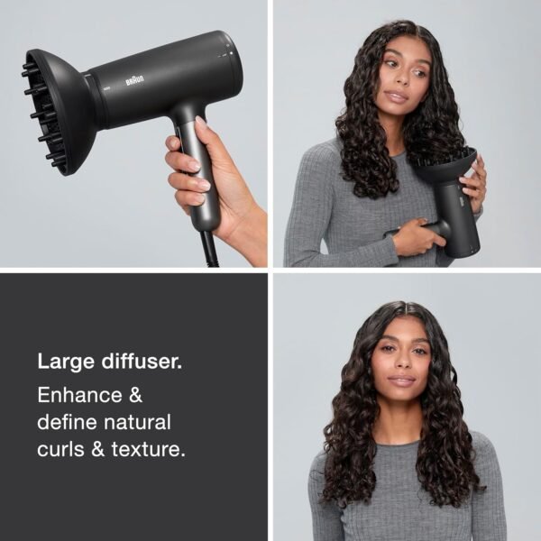 ⁦سشوار الشعر Braun Ionic بقوة 2100 واط 3 سرعات وتقنية الايونات⁩ - الصورة ⁦5⁩