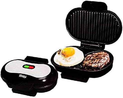 صانعة برغر مزدوجة 750 واط بسطح غير لاصق