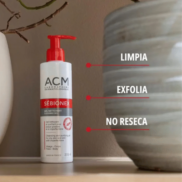 ⁦غسول جل ACM Sébionex Cleansing Gel للبشرة الدهنية ولحب الشباب⁩ - الصورة ⁦7⁩