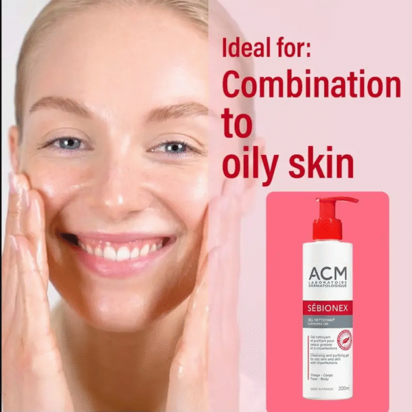 ⁦غسول جل ACM Sébionex Cleansing Gel للبشرة الدهنية ولحب الشباب⁩ - الصورة ⁦9⁩