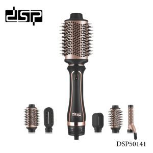 فرشاة تصفيف الشعر 6 قطع دوارة DSP متعددة الوظائف