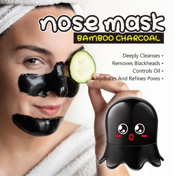 ⁦قناع الأنف بالفحم النشط ازالة الرؤوس السوداء Charcoal Nose Mask⁩ - الصورة ⁦6⁩
