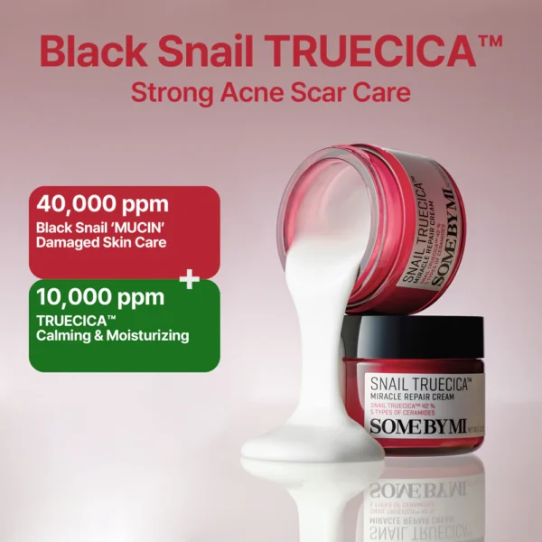 ⁦كريم إصلاح وتجديد Some By Mi Snail Truecica Miracle Repair Cream - منتجات كورية⁩ - الصورة ⁦8⁩