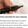 ماكينة Philips Nose Trimmer ازالة الشعر من الانف والاذن من دون تحسس