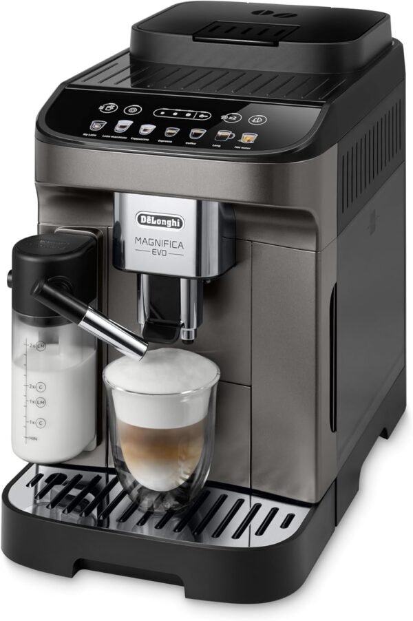 ماكينة القهوة De'Longhi اتوماتيكية Magnifica Evo + مطحنة 15 بار