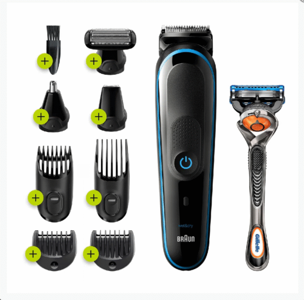 ماكينة حلاقة BRAUN للرجال 9 وظائف في جهاز واحد  جاف/ رطب