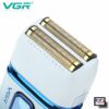 ماكينة حلاقة شحن VGR  (Foil Shaver) تيتانيوم سرعتين وشاشة