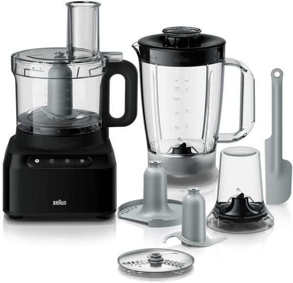 محضرة الطعام Braun المدمج بسعة 2.1 لتر وقوة 800 واط 7وظائف