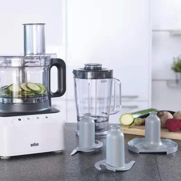 ⁦محضرة الطعام Braun بسعة 2.1 لتر وقوة 800 واط 4 قطع⁩ - الصورة ⁦3⁩