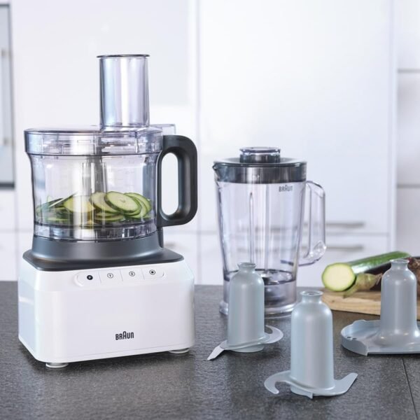 ⁦محضرة الطعام Braun بسعة 2.1 لتر وقوة 800 واط 4 قطع⁩ - الصورة ⁦8⁩
