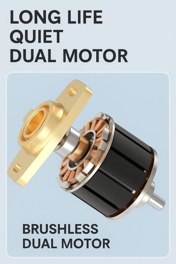 مروحة عنق محمولة بلا شفرات قابلة للشحن USB – تبريد شخصي يدوي 3 سرعات