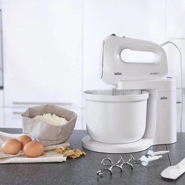 ⁦مضرب Braun MultiMix يدوي 2 في 1 بحامل عمودي + وعاء⁩ - الصورة ⁦6⁩