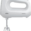 مضرب يدوي من Braun مع 2 خطاف للعجين 5 سرعات