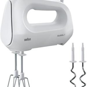 مضرب يدوي من Braun مع 2 خطاف للعجين 5 سرعات