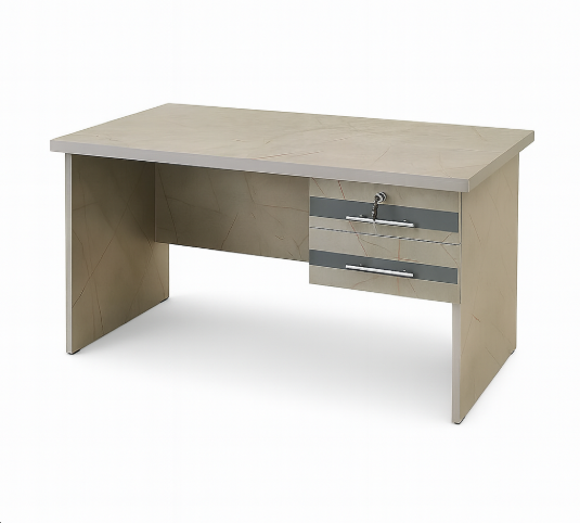 مكتب رخامي أنيق وعصري – تصميم عملي حجم مثالي للدراسة أو العمل المكتبي