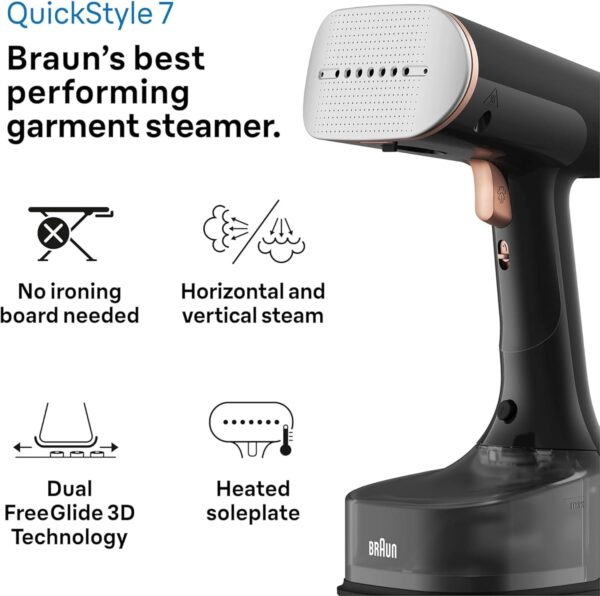 مكوى بخار BRAUN المحمولة 1600 واط - تقنية FastSteam