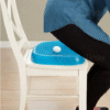 وسادة جل داعمة للمقعد  – راحة وتهوية للبيت والمكتب (أزرق)