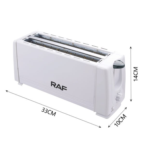 ⁦توستر Toaster خبز الكهربائية 4 شرائح بقوة 1200 واط RAF⁩ - الصورة ⁦5⁩