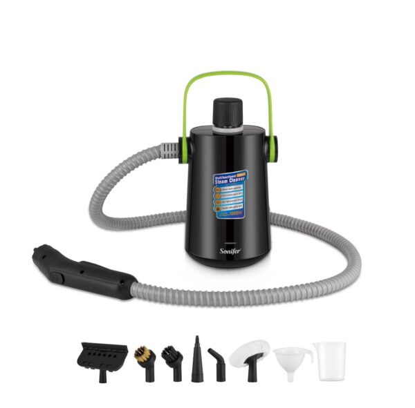 جهاز بخار Sonifer قوة 1000 واط،تنظيف وتعقيم بدون مواد كيميائية بضغط 3 بار 6 قطع
