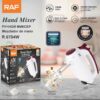 خلاط يدوي RAF متعدد الاستخدمات 7 سرعات 1260 دورة في الدقيقة
