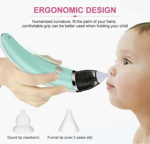 شفاطة أنف للأطفال –  رؤوس سيلكون تصميم آمن وصحي