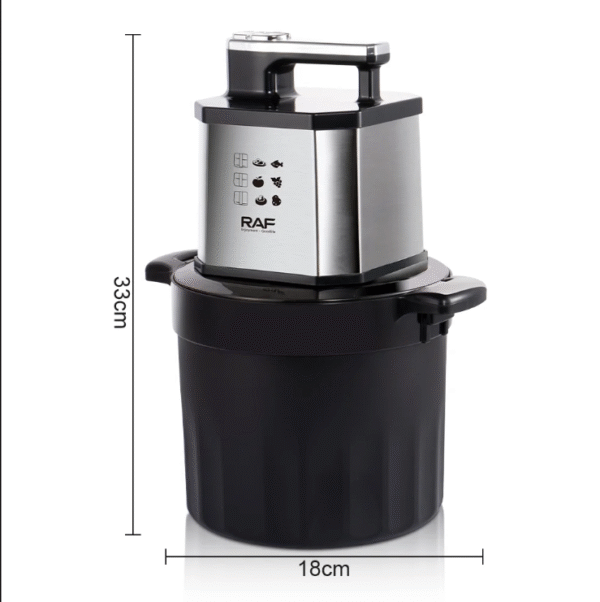 فرامة الورقيات وطعام 1000 واط وسعة 8 لتر RAF