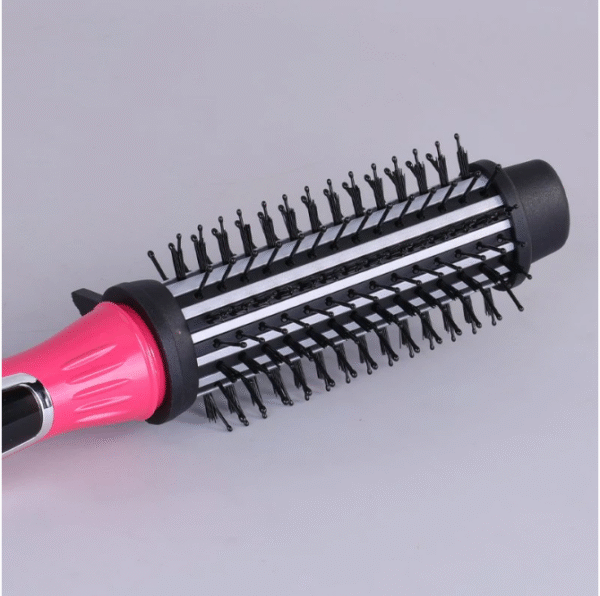 فرشاة حرارية لتصفيف وفرد الشعر، 5 إعدادات حرارة، تسخين سريع وتصميم عملي (6) فرشاة حرارية لتصفيف وفرد الشعر 5 إعدادات حرارة DSP