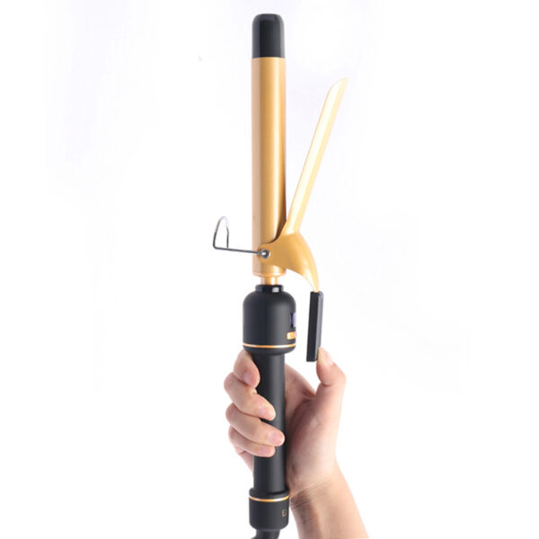 فير الشعر ENZO قطر 25 مم تقنية سيراميك أيونية، شاشة LCD تسخين سريع