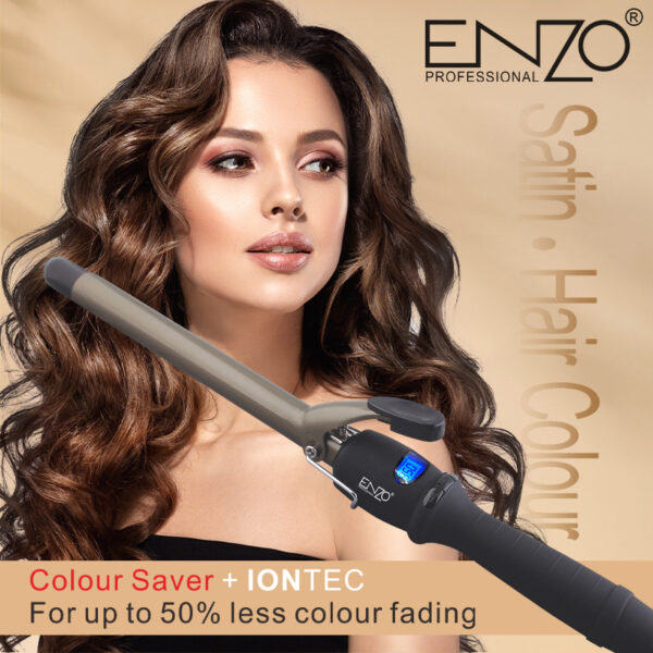 فير الشعر الأوتوماتيكي ENZO مطلي سيراميك - دوران تلقائي + شاشة