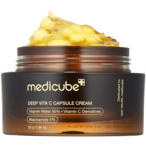 كريم Medicube Deep Vita C Capsule Cream تفتيح ومكافحة التجاعيد - منتجات كورية