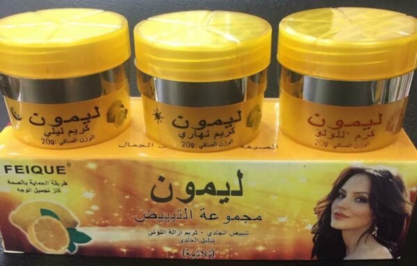 ⁦كريم الليمون الثلاثي الأصلي – مجموعة التبييض والتفتيح⁩ - الصورة ⁦4⁩