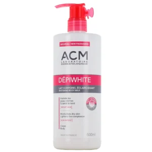 حليب الجسم المرطب والمفتح لبشرة ناعمة ومشرقة ACM Depiwhite Lait Corporel Eclaircissant