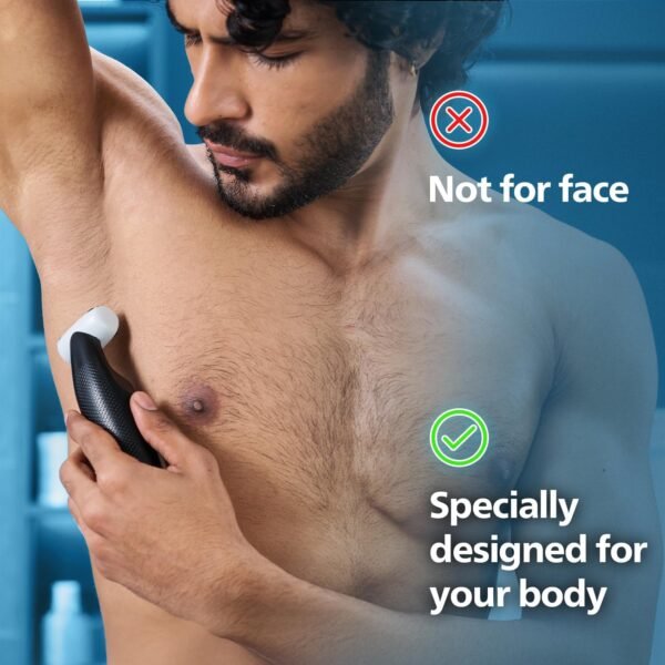 ⁦ماكينة حلاقة Philips Bodygroom 3000 Series – للعناية بجميع مناطق الجسم⁩ - الصورة ⁦4⁩