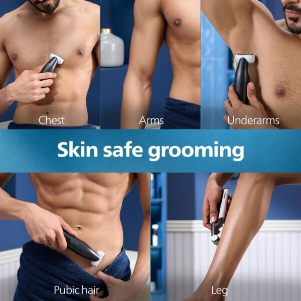 ⁦ماكينة حلاقة Philips Bodygroom 3000 Series – للعناية بجميع مناطق الجسم⁩ - الصورة ⁦5⁩