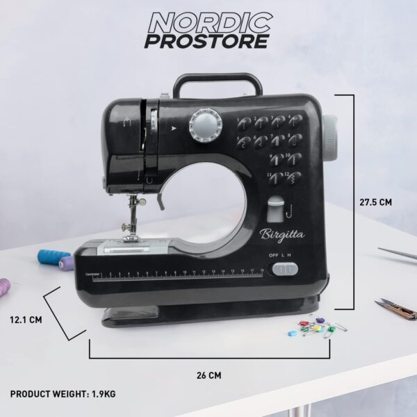 ماكينة خياطة منزلية متعددة الوظائف 12 غرزة مدمجة (1) ماكينة خياطة منزلية متعددة الوظائف 12 غرزة مدمجة